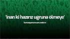 İnan ki hazırız | Beste